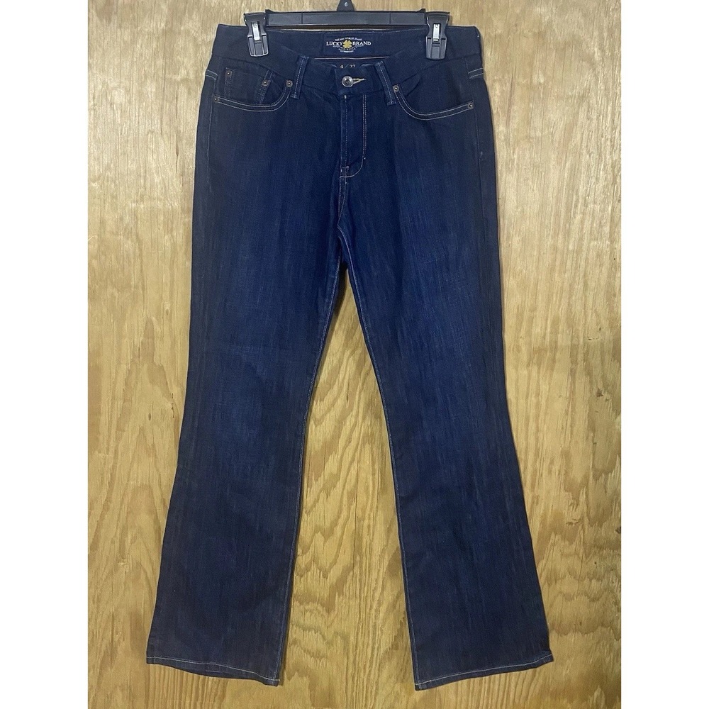 Lucky Brand The Sweet Jean Boot Dark Wash Denim Jeans Women Size 4/27